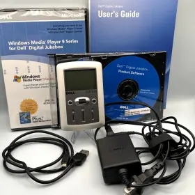 Hv01t Dell Digital Jukebox Mp3 Player 20gb -works- With Bundled Manual And Cds
