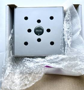 Delta Rp70171 Rp70171pr Single Function Shower Head 1.75 Gpm 6 Inch Wide Lumicoat Chrome