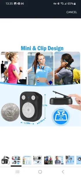 Mb65 Dgtenk Mini Mp3 Player With Bluetooth