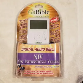 Digital Audio 094922308399 New Go Bible Voyager Niv Narrated By Charles Taylor Searchable Nos