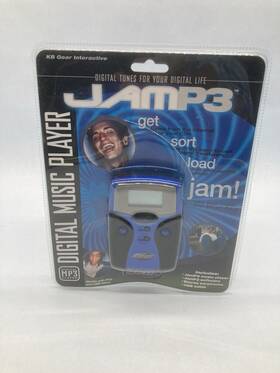 Digital Audio Kg-mp31s Kb Gear Jamp3 Blue Player Mp3 New Vintage 2000