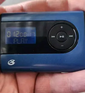 Mw249bu Digital Audio Gpx Mp3 Player 2gb Plays And Wma Files Blue