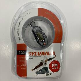 Digital Audio Smps1015fm Sylvania Mp3 Player 1gb Fm Radio Usb Clip - New