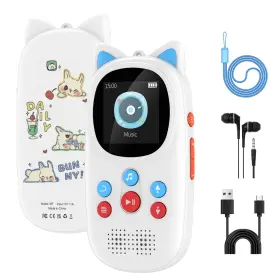 Diofox 155399763545 64gb Mp3 Player With Bluetooth 5.3 Portable Kids Digital Music P