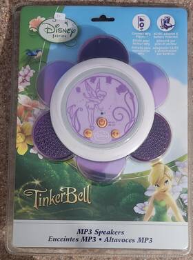 Disney 043769970672 Fairies Tinkerbell Mp3 Speakers New In Package
