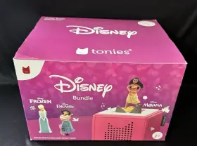 10002376 Disney Tonies Toniebox Audio Player Bundle Elsa Moana And Mirabel Sealed Box