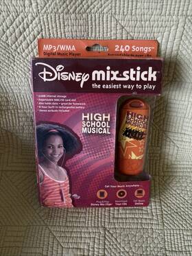 Disney 749720008728 High School Musical Mix Stick Digital Media Music Player New Nib