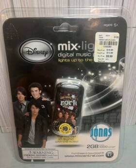 Disney 851244007061 New Mix Stick Lights Jonas 2 Gb Digital Mp3/wma Music Player- 2009