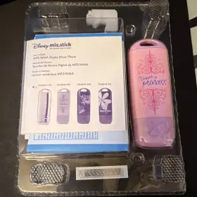 Dda8040-prn Disney Mix Stick 2nd Gen Digital Music Player 1-3gb Mp3/wma Pink Usb