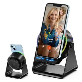B0dwk8cnnf Dohelly Wireless Induction Speaker Phone Stand With Bluetooth Amplifier