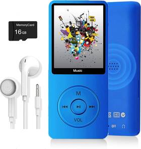 Dyzeryk 445023834806 Mp3 Player Music With 16gb Micro Sd Card Build-in Speaker/photo/video P