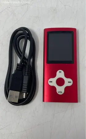 180rd Eclipse Red 4gb 1.8 In Usb 2.0 Portable Mp3 Media Player