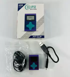 Eclipse 878376003051 Fit Clip 4gb Mp3 Player 1-inch Shuffle Design Purple/tested