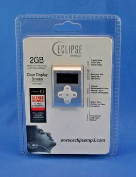 Eclipse Cld25l Mp3 Player 2gb Lcd Silver Free Shipping