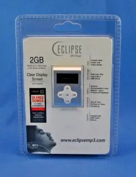 Cld25l Eclipse Mp3 Player 2gb Lcd Silver Free Shipping