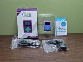 Eclipse Cld4 Purple 4gb Mp3 Player W Clip Holds 2k Song Open Box Read