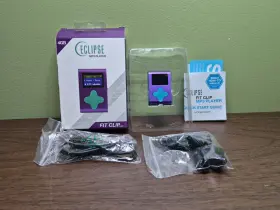 Cld4 Eclipse Purple 4gb Mp3 Player W Clip Holds 2k Song Open Box Read