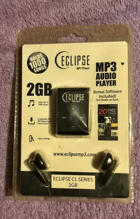 Eclipse-cl2blk Eclipse Cl2 Black 2 Gb Digital Media Player Nos