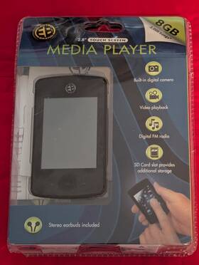 Electro Brand 2808 Mp4 Audio Video Playback Media Fm Radio Recorder Camera 8gb Touch