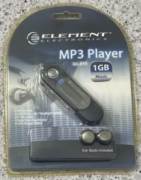 Gc-810 Element Electronics Mp3 Player 1gb Black New Sealed