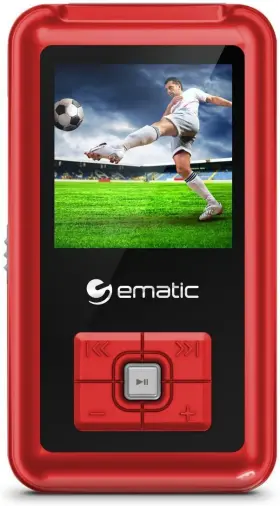 Ematic 692620027408 8gb Mp3 Video Player With Fm Tuner/recorder And 1.5-inch Color Screen