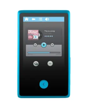 Ematic 817707016827 8gb Mp3 Video Player With Fm Tuner Voice Recorder Bluetooth 2.4-inch Touch