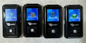 Em102vidr Ematic Lot Of 4 Video Mp3 Player Black 4gb 1.5 Color Screen Tuner Voice Recorder
