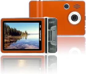 Em564camr Ematic 4gb Mp3 Video Player With 5mp Cam Fm Tv Out And Speaker Orange