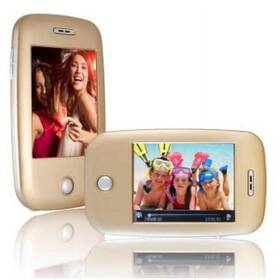 Ematic Em604vidg 4gb Touchscreen Mp3 Video Player With Camera Gold