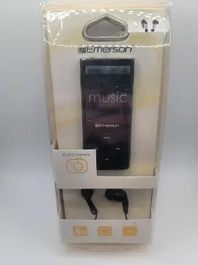 Em-185c-bk Emerson Vintage 4gb Mp3 Music And Video Player Em 185c-bk Sealed