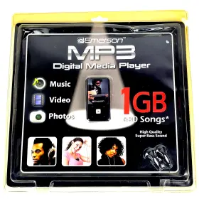 Emp4163-1 Emerson Mp3 Music Player 1gb Usb Connection Digital Media Video 1a