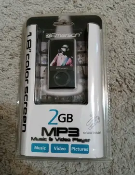 Emp512-2 Emerson Mp512-2 Vintage 2gb Mp3 Music And Video Player New Sealed