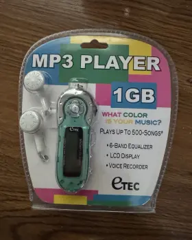 Mp309g Etec 1 Gb Mp3 Player