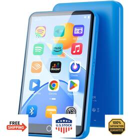 Fanvace B0d9gg81gc 80gb Mp3 Player Bluetooth Wifi Spotify 4 Inch Touch 2000mah Battery
