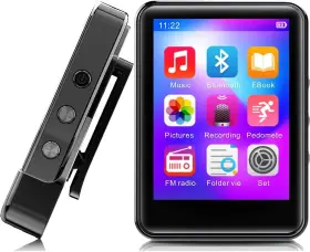 X002ajvfhr Fdy Mp3 Player Bluetooth 5.0 32gb Expand To 128 Fm 2.4 Inch Klipsch Buds Case Bundle