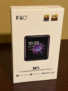 Fiio 953175760610 M5 Portable Hi-res Music Player / Bluetooth Dac - Complete In Box