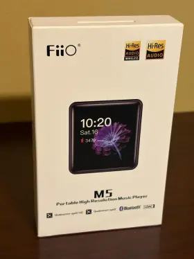 Fiio 953175760610 M5 Portable Hi-res Music Player / Bluetooth Dac - Complete In Box