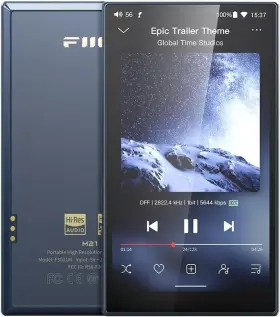 Fiio 953175761143 M21 Android 13 Portable Music Player With Snapdragon 680 Dsd Dark Blue