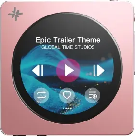 Bt5.4 Fiio 953175761358 Disc Portable Music Player Dual Dac 3.5/4.4mm Ldac Touchscreen Pink