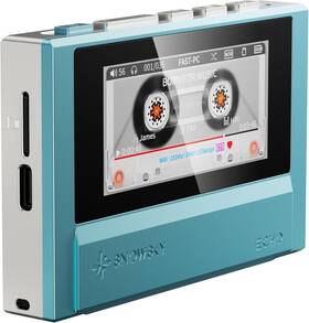 Fiio 953175761518 Echo Retro Hi-res Portable Dap Dual Dac Bluetooth 4.4mm Outp Sky Blue