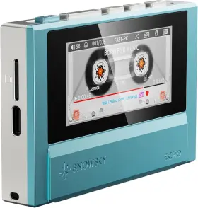 Fiio 953175761518 Echo Retro Hi-res Portable Dap Dual Dac Bluetooth 4.4mm Outp Sky Blue