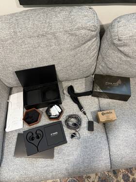 Fiio Fh19 Hifi Bundle Flagship Iems Open Box Qudelix 5k Dac