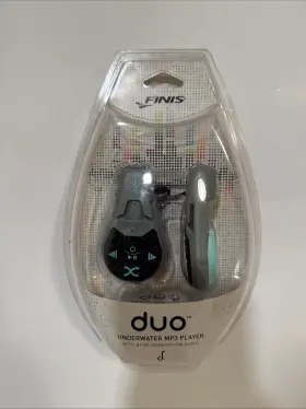 Finis 616323202610 Duo Underwater Music Mp3 Player Gray/blue Bone Conduction Audio Demo Unit