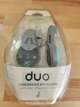 Finis 616323202634 Nib Duo Underwater Music Mp3 Player With Bone Conduction Audio Gray/blue