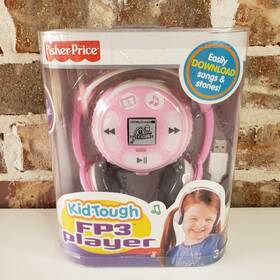 Fisher-price 027084403442 Nos Kid Tough Fp3 Song And Story Player Pink - New In Original Box