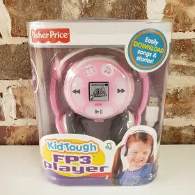Fisher-price 027084403442 Nos Kid Tough Fp3 Song And Story Player Pink - New In Original Box