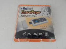 Fp04-128-1 Flashpoint Shareplayer Mp3 Player With Fm Tuner Digital Voice Recorder New