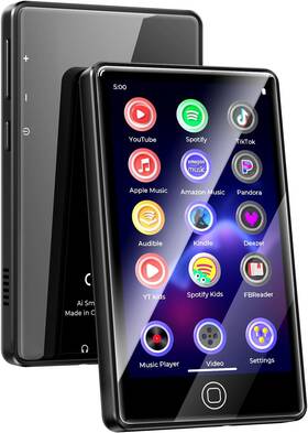 Foeuyte 705353706615 128gb Mp3 Player With Bluetooth And Wifi Android 14 4gb Ram Portable Hifi Loss