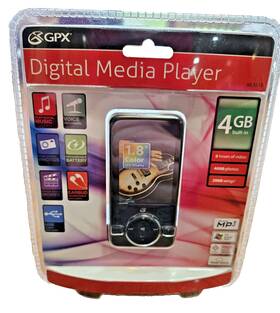 Gpx Ml651 Digital Media Player Inch 4gb 1.8 Color Lcd Display New In Package Ml651b