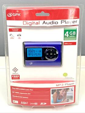 Gpx Mw259pr Digital Media Audio Mp3 Player Purple 4 Gb Lcd Display No. Brand New